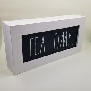 Rae Dunn TEA TIME. Sign